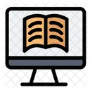 Computer Book Ontechnology Icon