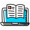 Online Education Online Book Online Learning Icon