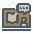 Untact Reading Time Reading Book Icon