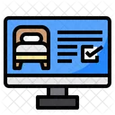 Monitor Screen Bed Icon