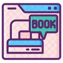 Online Book Room Icon