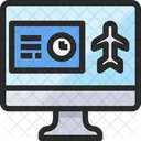Online Booking Online Flight Booking Flight Booking Icon