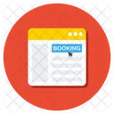 Online Booking Digital Booking Booking Website Icon