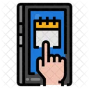 Mobile Phone Booking Icon
