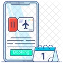 Mobile App Online Booking Online Reservation Icon