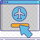 Online Booking Online Book Ticket Flight Ticket Icon