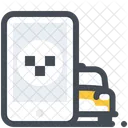 Mobile Application Taxi Icon