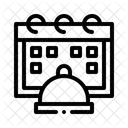 Online Booking Calendar Reservation Icon