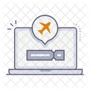 Online Booking Ticket  Icon