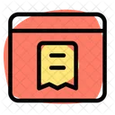 Online Bookmark  Icon