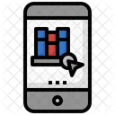 Online Bookshop Mobile Book Online Book Icon