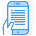 E Book Lesen Smartphone Symbol