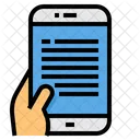 E Book Lesen Smartphone Symbol
