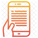 E Book Lesen Smartphone Symbol