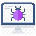 Online Bug Online Virus Malware Website Icon