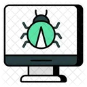 Online Bug Online Virus Computer Bug Icon