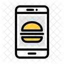 Online Burger Mobile Order Online Order アイコン