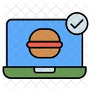 Online-Burger-Bestellung  Symbol