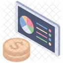 Online Business Online Statistic Pie Chart Icon