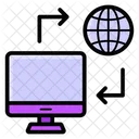 Online Business Online Trade Corporate Data Icon