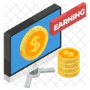 Online Business Online Earnings Online Trade Icon
