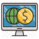 Online Business Finance Icon