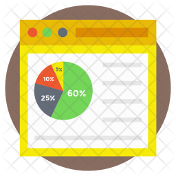 Online Business Analysis Icon
