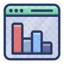 Online Business Analysis Web Analytics Business Analytics Icon