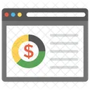 Online Business Analysis  Icon
