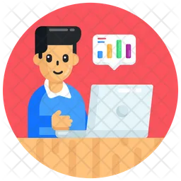 Online Business Chat  Icon