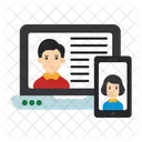 Online Business Chat Communication Conversation Icon