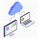 Cloud Business Online Business Data Business Analytics Icon