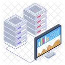 Online Business Data  Icon