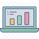 Online Business Growth Finance Internet Icon