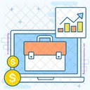 E Business Online Earning Online Business Icon