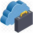 Cloud Computing Briefcase Icon
