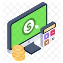 Online Business Online Earning Online Money Icon