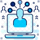 Online Business Network Business Digital Icon