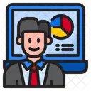 Worker Work From Home Work Icon