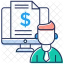 Online Business Report Icon