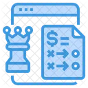 Online Business Strategy  Icon