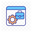 Online business system  Icon