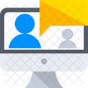 Online Businesse Online Communication Cconversation Icon