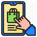 Shopping Mobilephone Bag Icon