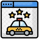 Taxi Transportation Mobile Phone Icon