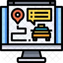 Online cab booking  Icon