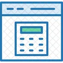 Budget Calculator Online Calculation Icon