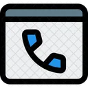 Online Call Online Phone Video Call Icon