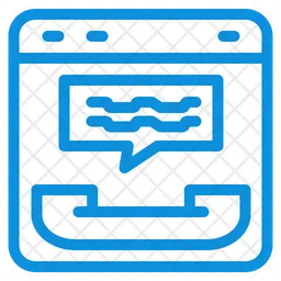 Online Call  Icon