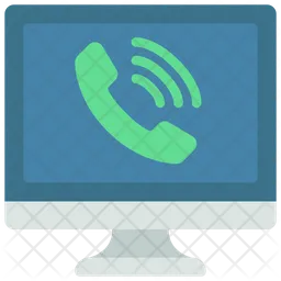 Online Call  Icon